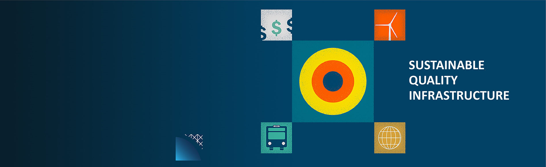 GIF Sustainable Quality Infrastructure Animated Video Banner